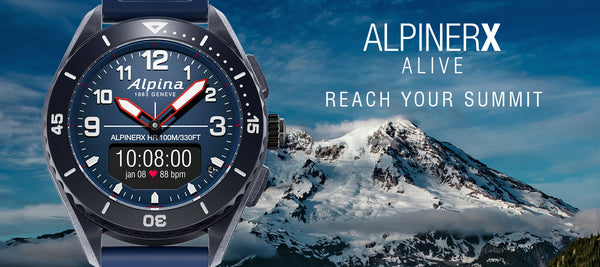 ALPINERX ALIVE: ALPINA’S FIRST SMARTWATCH FOR URBAN SPORTS AFICIONADOS